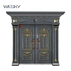 wooden front double door design home wooden door