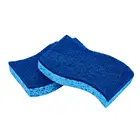 Wave shape cellulose scrub sponges for dish and pot washing