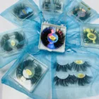 Lashes Own Brand New Design Custom Eyelash Packing Set 3d Mink False Eye Lashes Own Brand 25mm Wholesale Mink Eyelashes