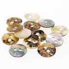 Factory production two holes button shell natural button for garment