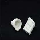 Electrical ceramic lamp heating element holders with bracket