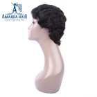 Cheap Wholesale Raw Cambodian Unprocessed Virgin Remy Pixie Cut Short Loose Deep Wave Curly Human Hair Wig