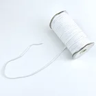 Factory Knitted 5mm Elastic Band White 10 Yards Elastic Webbing