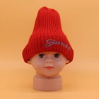 Wholesale Custom Baby Cashmere Knit Hats With Design Infant Beanie Hats