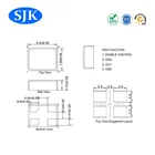 Crystal Oscillator Oscillator Suppliers SJK SMD 2016 Crystal Oscillator -Series 1N 14.7456mhz Oscillator