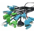 USB 2.0 4 way cable Molded Cable overmolded computer cable assemblies for date wireharness