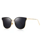 trendy sunglasses square metal frame sun glasses driving shades glasses men and women color film sunglasses