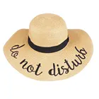 Beach Beach Hat Woman Black White Ribbon Embroidery Summer Sun Protective Beach Hats For Women