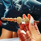 Smoking Women UKETA Hot Selling Diamond Portable Hookah Shisha Tips Smoking Weed Blunt Holder For Women
