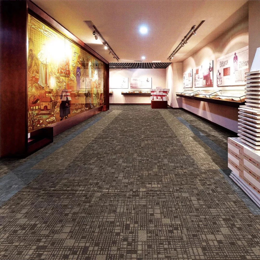 Commercial Office Hotel Nylon Carpet Tiles