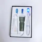 Private Label Easy Home White Teeth Whitening coconut toothpaste charcoal toothpaste and vibration toothbrush kit