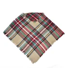 Kid Clothes Shirt Plaid Coat Toddler Faux Cashmere Knitted Warm Cape Cloak Poncho Scarf Casual Children Winter Clothes