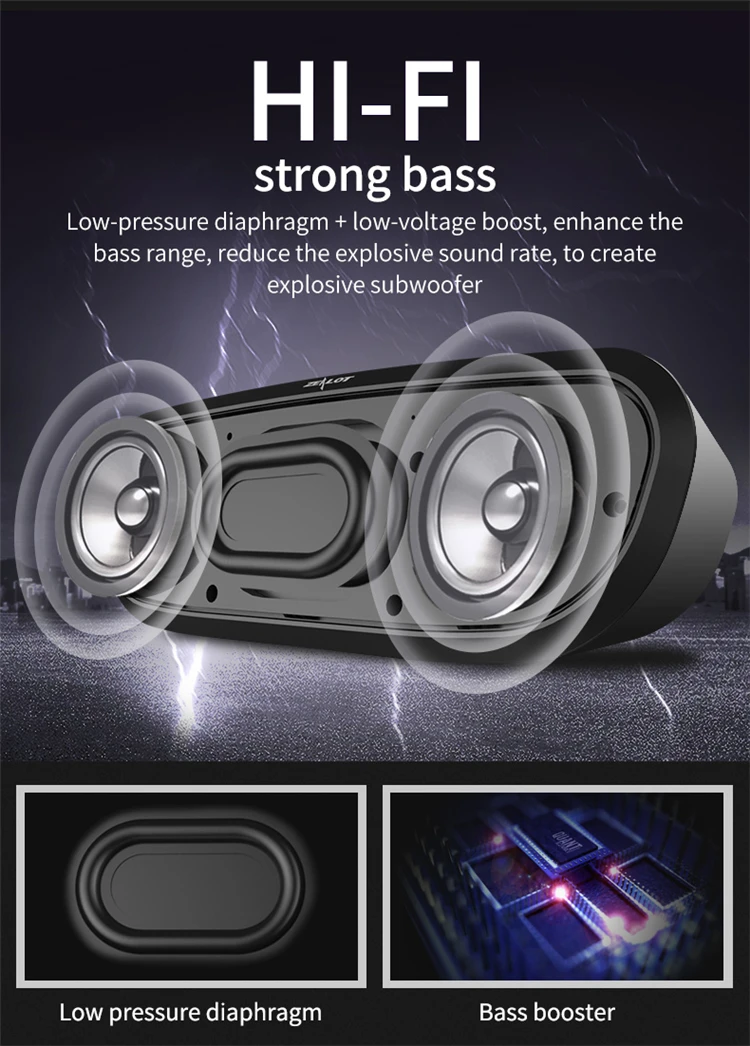 Zealot S9 Bluetooth 5.0+EDR Speaker Rose Mini Outdoor Portable Wireless Party Small Music Box Support Micro SD Card AUX USB 3 Co - ANKUX.COM