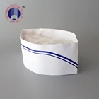 Disposable paper forage cap/paper chef hat for kitchen/paper classy cap