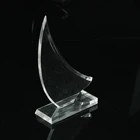 custom handmade clear glass acrylic award plexiglass trophy blanks