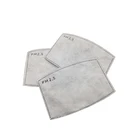 5 layer PM2.5 Activated Carbon air Filter face cover gas Filter For Adult Kids