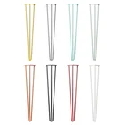 4 pcs Nordic furniture accessories tea table leg computer table bracket desk iron bracket leg DIY hairpin table leg