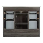 Modern Floor Mounted Grey Melamine Bathroom Cabinet Bathroom Vanity