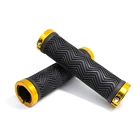 XH-G125BL factory sale bicycle accessories high quality lock on anti-skid rubber mountain bike grips