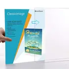 Clear Acrylic T Shape Menu 8.5x11 Sign Holder