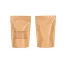 Kraft paper bag for food kraft paper bag without handles kraft paper bag zip lock gift packing