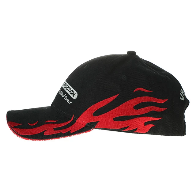 High Quality Wholesale Racing Custom Embroidery Cap Sports Baseball Wholesale Hat Promotional Fashion Cap