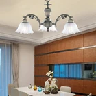 Vintage Chandelier Glass Antique Loft Decorative Pendant Light