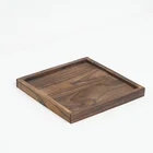 Wholesale quality wooden storage tray wooden food serving tray