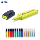 STA 8340 manufacture gel multi colored color loose highlighter set customized dual highlight marker pen with Highlighter