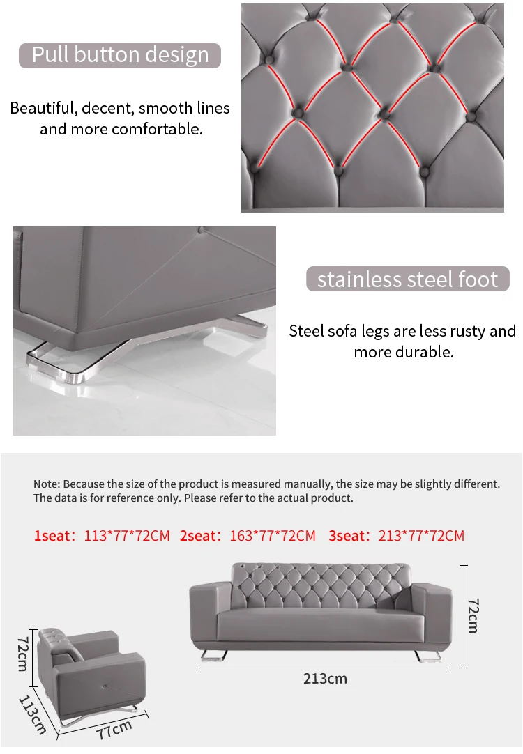 Pengpai Custom Sofa Set Furniture Modern Design Sofas For Office