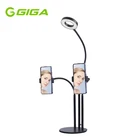 Hot sale fill light with metal base for video recording makeup live 12w desk led ring lamp