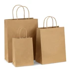 recycled wholesale rope handle bag kraft wrapping paper