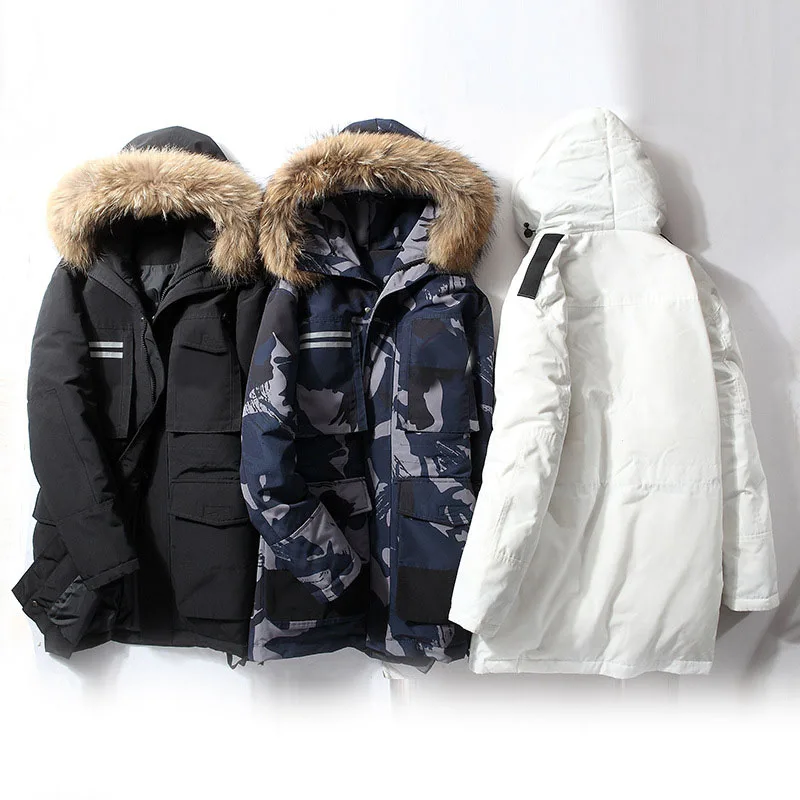 doudoune homme capuche fourrure pas cher