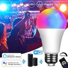 スマートフォンリモコン無線 lan app A60 e26 E27 RGB 7 ワット 9 ワット 12 ワット屋内無線 lan スマート led 電球
