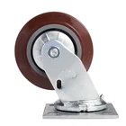Polyurethane material solid wheel heavy duty trolley wheels Heavy duty Industrial caster wheel