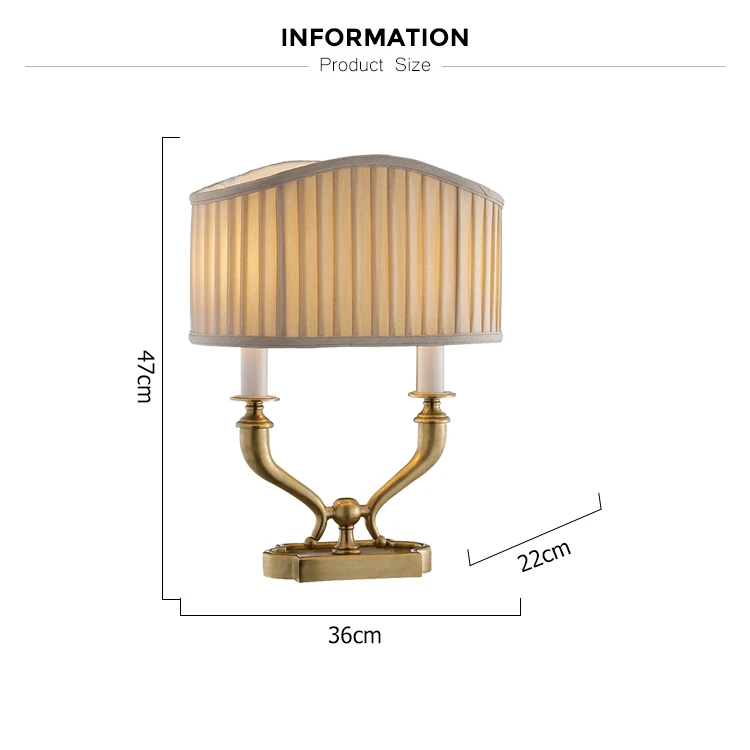 mini brass table lamp