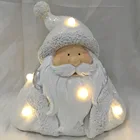 New design Christmas Santa with led light home decoration