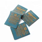 Garment Accessories Custom Brand Name 100% Polyester Machine Woven Wash Care Labels and Neck Tags