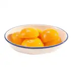 Canned yellow peach halves in light syrup
