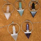 Spiritual Crystal Quartz Wands Pyramids Spiritual Pendulum