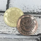 Old Gold Souvenir Coin Made In China Factory Custom Wholesale Metal Dragon Old Gold Friendship Souvenir Coin