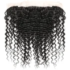 Hair 10A Ear To Ear 13x4 Deep Wave Frontal Closure Brazilian Virgin Human Hair Swiss Lace Frontal With Baby Hair