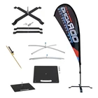 Directly Supply Teardrop Flag Banner Display Promotion Tear Drop Beach Flag
