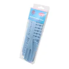 SUDI brand purple color personalized plastic hair travel hairdressing hair coloring comb set