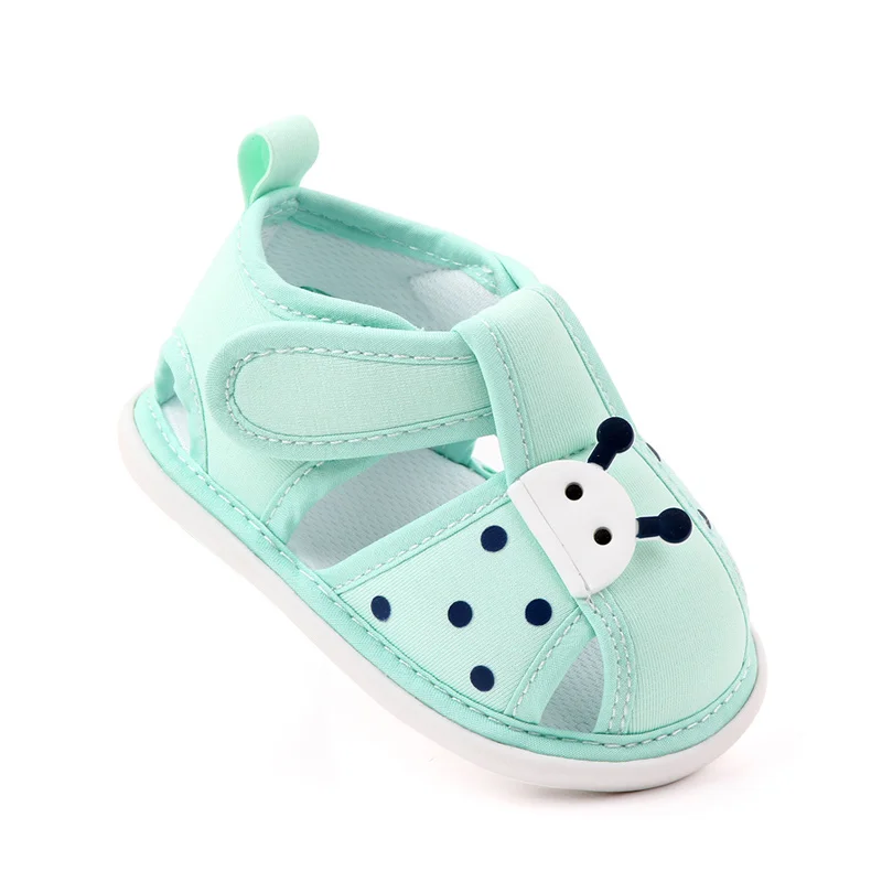 Cute Cartoon Design Baby Shoes Boy Girl Rubber Sole Walking Shoes Newborn Shoes supplier