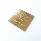 aluminum etched nameplate custom metal plate for sign metal sign