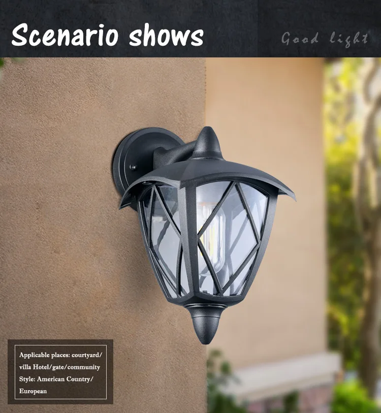 Most Popular Decor Creative Outdoor Wall Lamps For Garden Gallery