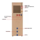 Storage Heater Pump Domestic And Commercial Energy-saving And Energy-saving Air Source Heat Pump Water Heater Host