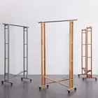 Vlush Modern bedroom wooden folding clothes hanger coat rack