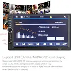 Car Player 2 Din Universal 7 Inch LCD Touch Screen Car Radio Player Bluetooth Car Audio Support Rear View
